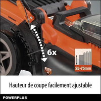 PowerPlus Dual Power Battery Lower Battery Powdpglws2 - 40 V lawn mower, 420 mm Ø, battery and charg