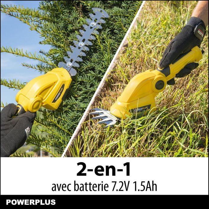PowerPlus Powxg2033 Powxg 20133 Battery Cisation - Hard size on battery of 7.2 V, battery and charge