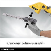 PowerPlus Powxg2033 Powxg 20133 Battery Cisation - Hard size on battery of 7.2 V, battery and charge