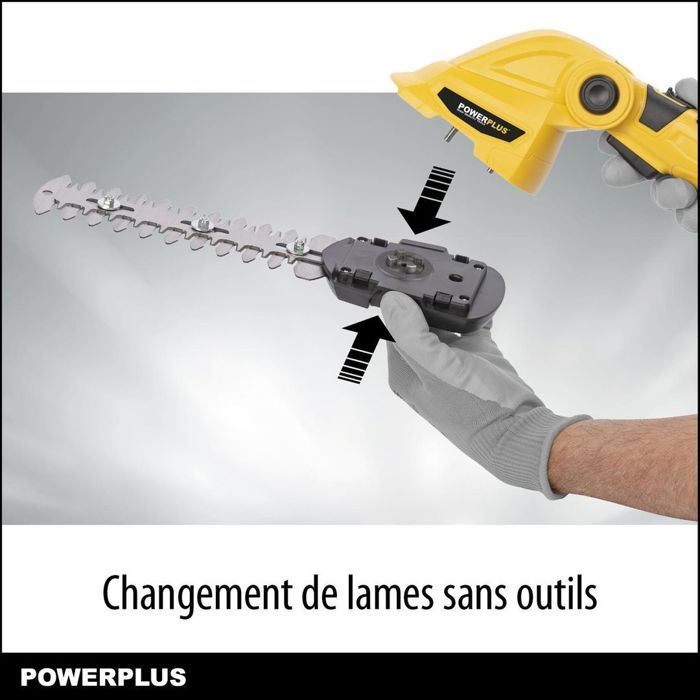 PowerPlus Powxg2033 Powxg 20133 Battery Cisation - Hard size on battery of 7.2 V, battery and charge