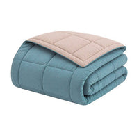 Poyet Motte Duvet Microfiber 400g/m² Calgary - 200 x 200 cm - Graphy and Green Lac