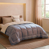 HUDSON Microfiber Light Duvet 200g / m² 140x200cm Taupe & Linen
