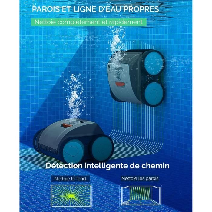 BESTWAY Aquaglide autonomous swimming pool robot vacuum cleaner for flat bottom swimming pools 3.5 x