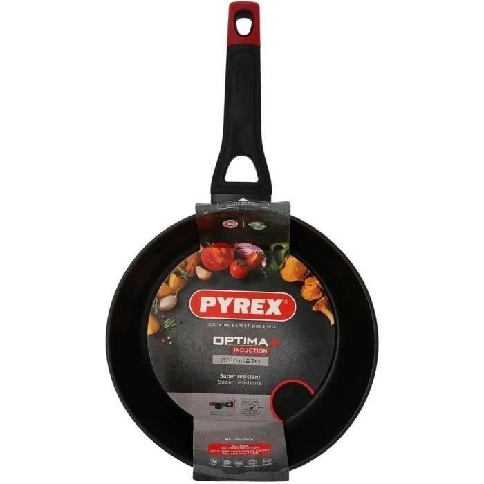 Tiefe Bratpfanne - PYREX - 1455027 - Geschmiedetes Aluminium - Antihaftbeschichtung - 28 cm - PFAS-f
