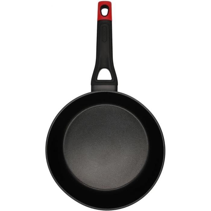 Tiefe Bratpfanne - PYREX - 1455025 - Geschmiedetes Aluminium - Antihaftbeschichtung - 24 cm - PFAS-f