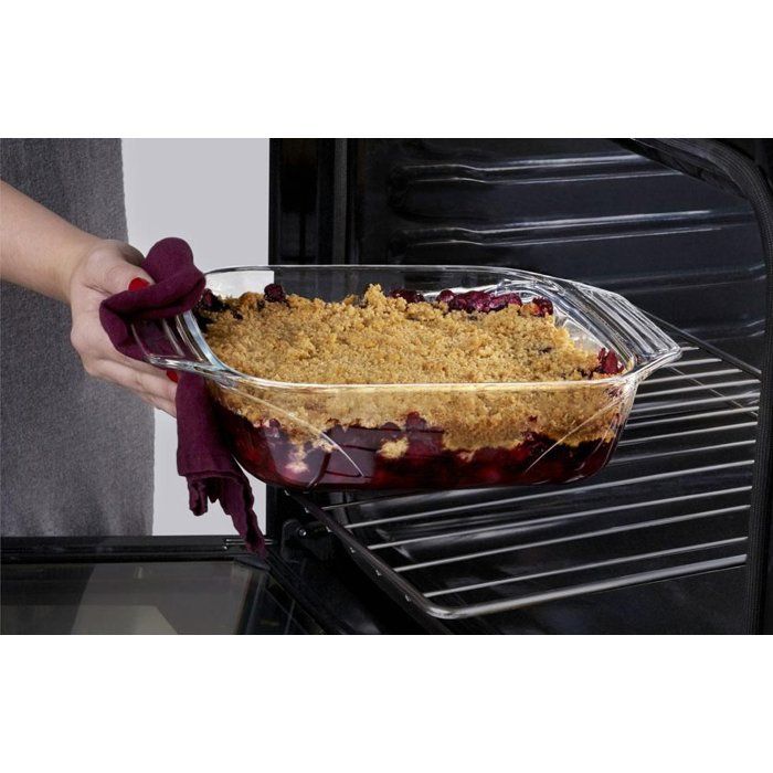 Quadratische Auflaufform  PYREX  Let's Share  29 x 23 cm  Glas