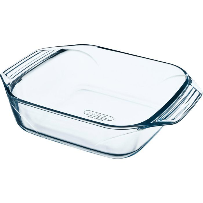 Quadratische Auflaufform  PYREX  Let's Share  29 x 23 cm  Glas
