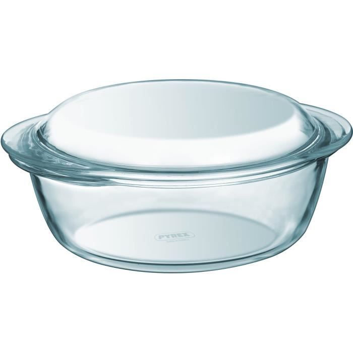 Auflaufform - PYREX - 1450094 - Rund - Borosilikatglas - 3 Liter
