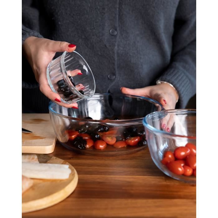 Auflaufform - PYREX - 1450094 - Rund - Borosilikatglas - 3 Liter