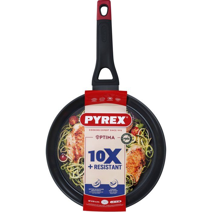 Frying pan - PYREX - 1455018 - Forged aluminum - Non-stick - 26 cm - PFAS-free