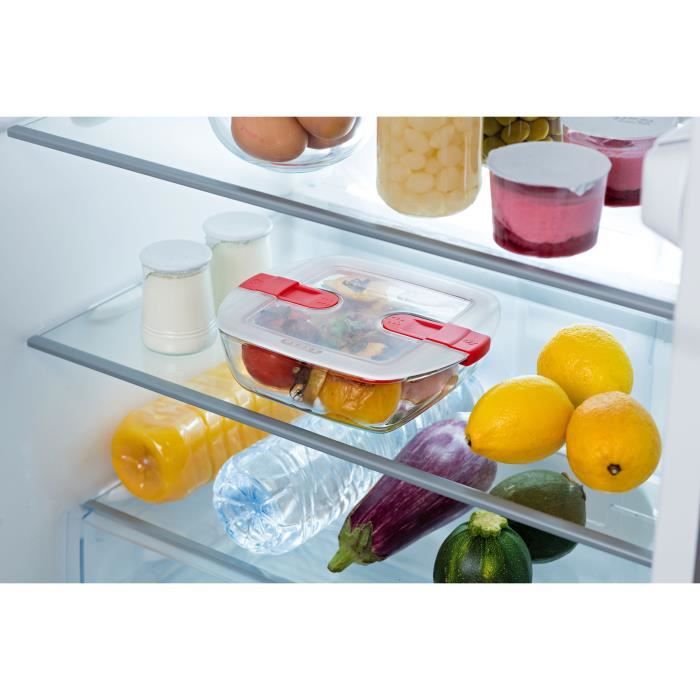 3er-Set Lunchboxen - PYREX - Cook & Heat - Glas - Quadratisch - Deckel mit Dampfventilen, speziell f