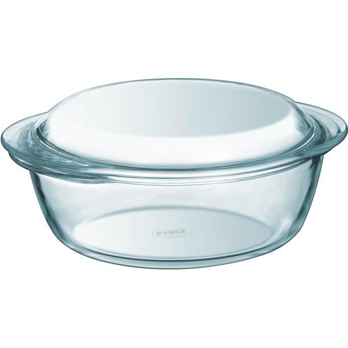 2er-Set Auflaufformen - PYREX - Glas - Rund - 2,3 L