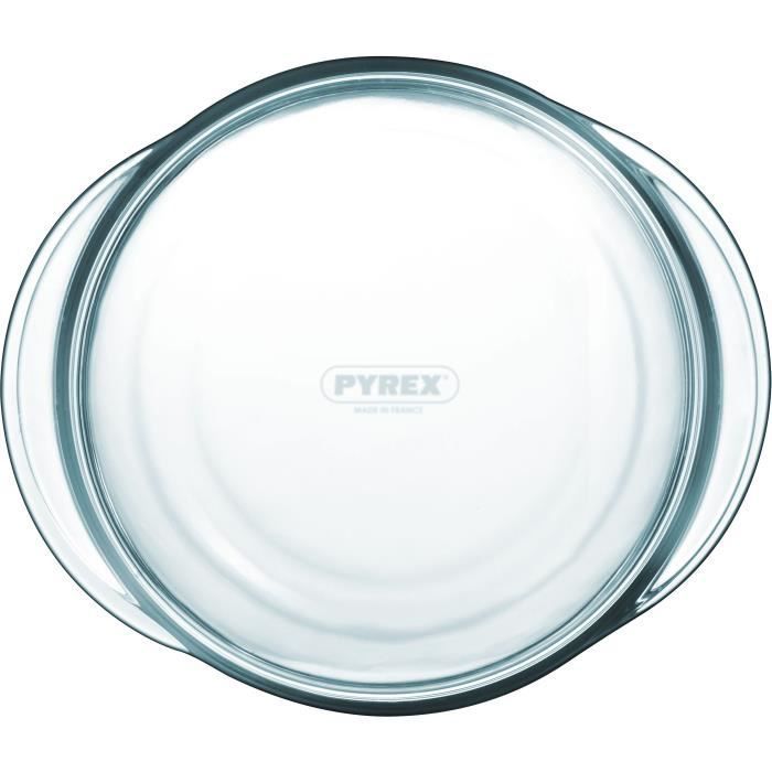 2er-Set Auflaufformen - PYREX - Glas - Rund - 1,6 L