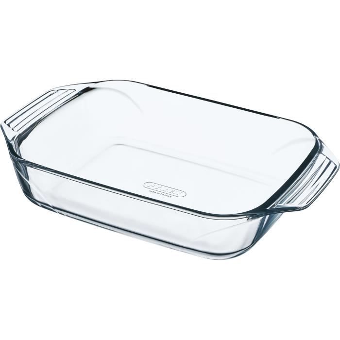 4er-Set Auflaufformen - PYREX - Glas - Rechteckig - 27/31/35/39 cm