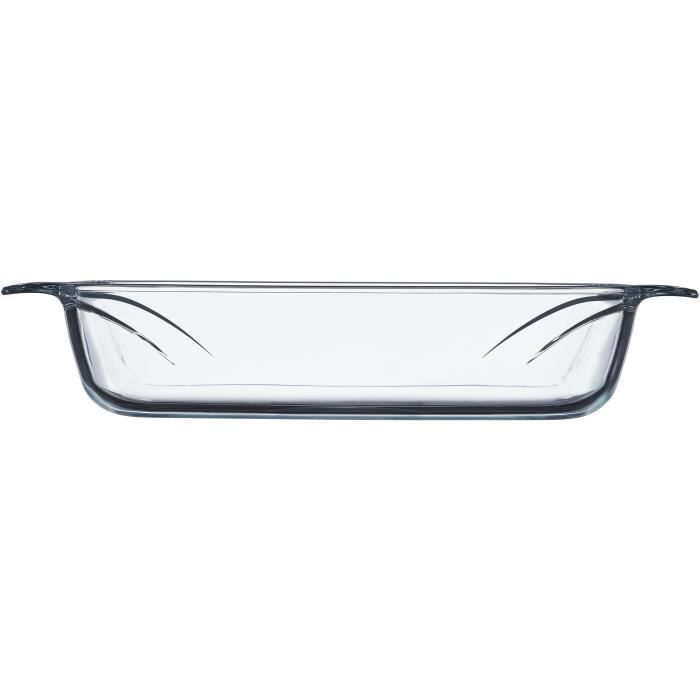 4er-Set Auflaufformen - PYREX - Glas - Rechteckig - 27/31/35/39 cm