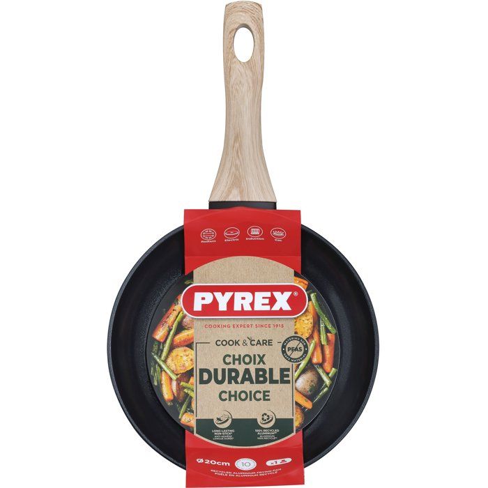Bratpfanne  PYREX  Cook & Care  20 cm  Antihaftbeschichtung  Induktionsgeeignet  PFAS-frei