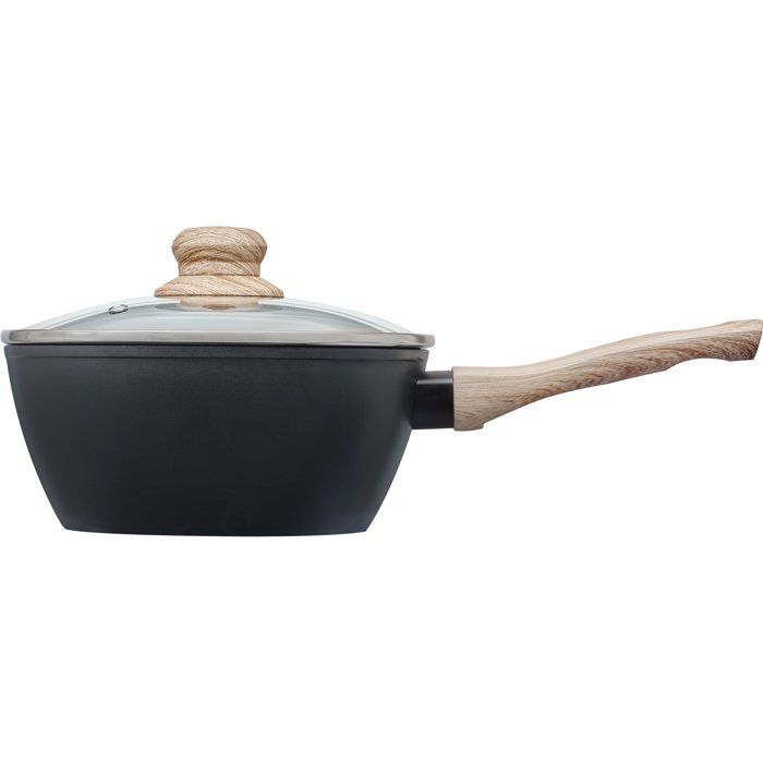 Stieltopf mit Deckel  PYREX  Cook & Care  18 cm  Antihaftbeschichtung  Induktionsgeeignet  PFA
