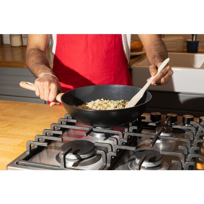 Wok - PYREX - Cook & Care - 28 cm - Antihaftbeschichtung - Induktionsgeeignet - PFAS-frei