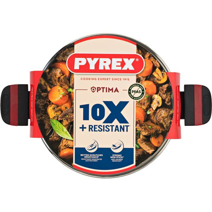 Auflaufform  PYREX  Optima  24 cm  Schwarz