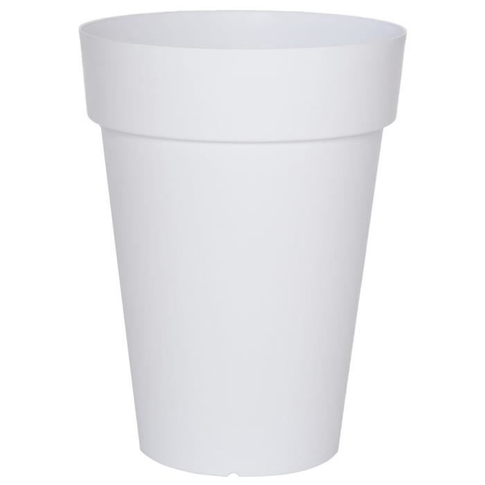 Riviera Pot Solilla High - 53 cm - White