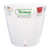 RIVIERA Water reserve tray - Round - Ø 36 x H 33 cm - White