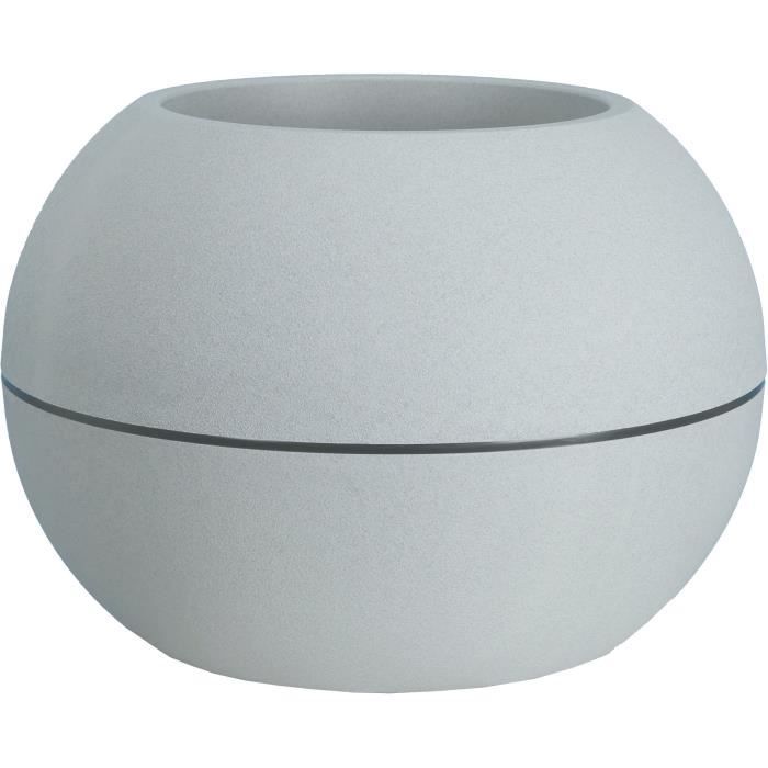 RIVIERA - BALL FLOWER POT - D40 - Stone