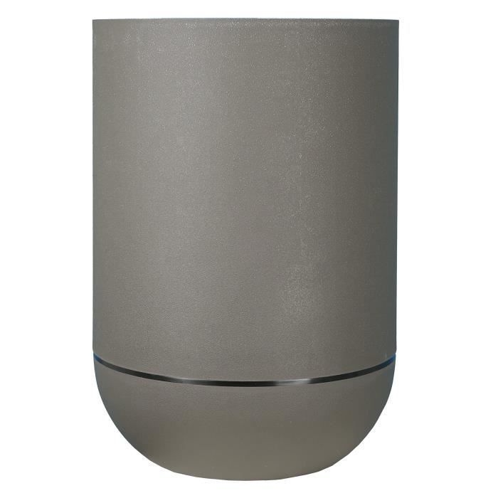 RIVIERA - Tulip flower pot - granite D40 - gray