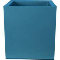 RIVIERA GRANIT square flower box - Plastic - 40x40 cm - Blue