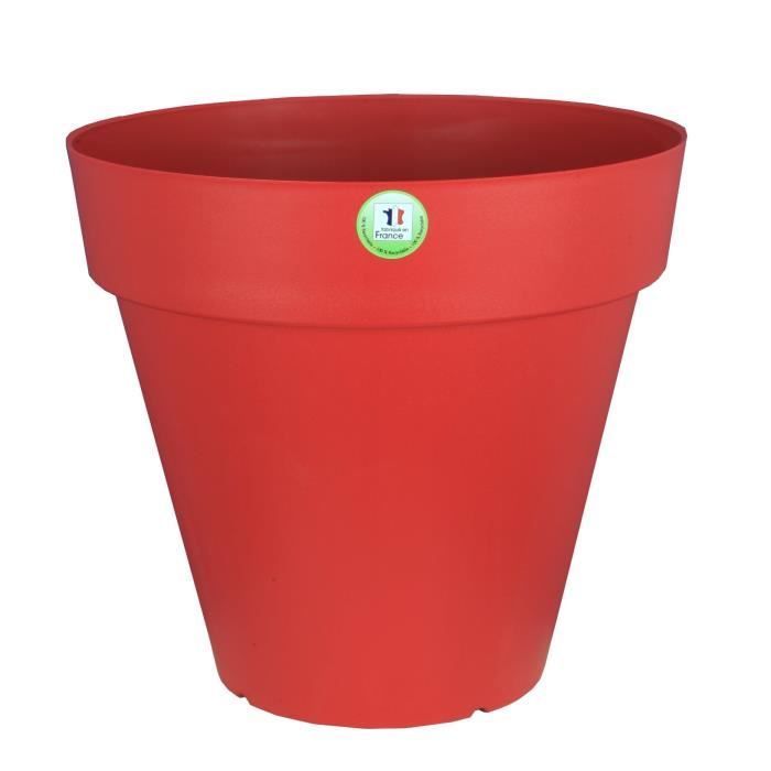Riviera flower flower pot - round - Ø 49 x 44.8 cm - red