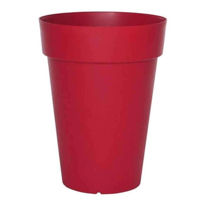 RIVIERA Soleilla Flowerpot - Round - Ø 40 x 53 cm - Red