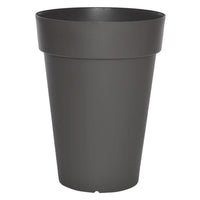 RIVIERA SOLEILLA FLOWER POT - ROUND - Ø 40 x 53 cm - glitter gray