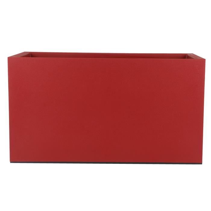 Riviera Jardiniere Granite - 80x40 cm - Red