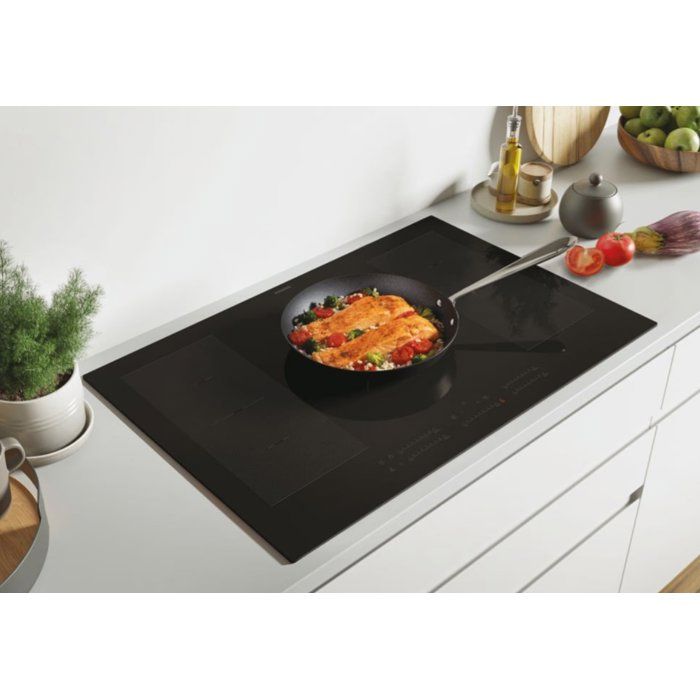 ROSIERES RIFS954MCTT Induktionskochfeld  Doppelflex + 1 x 28 cm Kochzone  5 Kochzonen  7400 W  9