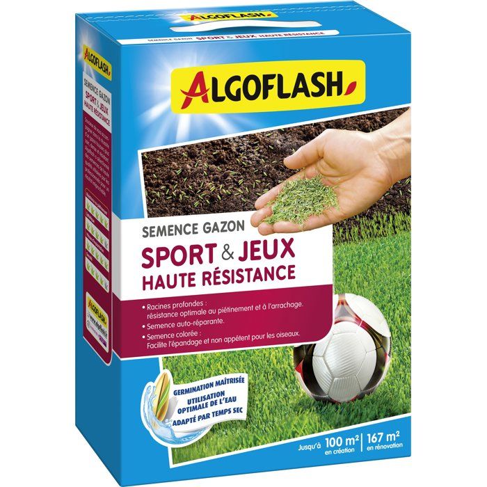 Rasensamen  ALGOFLASH  Sport & Spiel  Hochresistent  2,5 kg