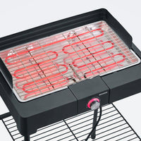 Elektrischer Standgrill - SEVERIN - PG8566 - 2200 W - Grillfläche 44,5 x 26 cm - Einstellbares Therm