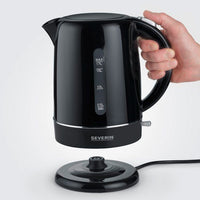 Kabelloser Wasserkocher 17 l  SEVERIN  WK4322  1,7 l  360° drehbarer Sockel  Verdecktes Heizel