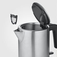 Kompakter Wasserkocher (1 l) mit extraweiter Öffnung  SEVERIN  WK 3489  2400 W, 360° drehbarer So