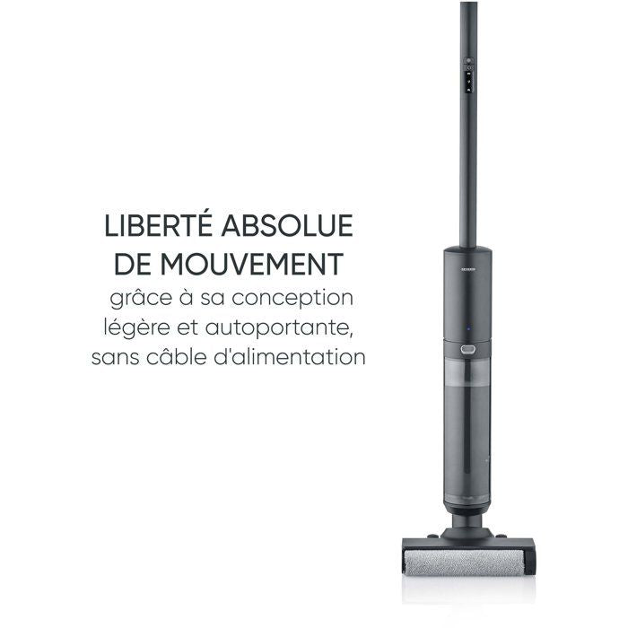 SEVERIN SC7177  Akku-Bodenreiniger  150 W  20 Min.  400 ml  80 dB  Schwarz/Grau