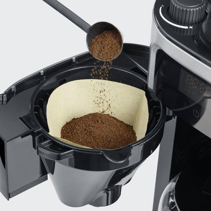 Filterkaffeemaschine mit integriertem Mahlwerk - SEVERIN - KA4813 - Touchscreen-Kaffeemaschine - 10-