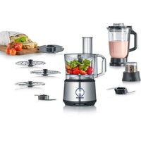 Severin km3892 Multifunction robot - 1200 W - stainless steel and black - 1.5 l blender - 2 speeds +
