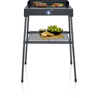 Severin - PG8568 - Electric feet barbecue, 2,200 W, aluminum cast iron grid, smoke and smell water t