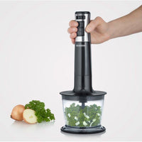 3-in-1 Stabmixer  SEVERIN  SM3772  600 W  Abnehmbarer Fuß  Mini-Zerkleinerer  Schneebesen  70