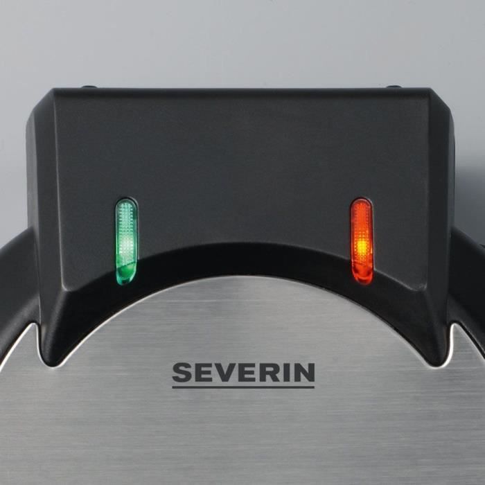 SEVERIN WA2103 Space-saving waffle iron 5 parts - original heart shape - adjustable thermostat - non