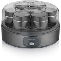 SEVERIN Joghurtbereiter  JG3510  Fassungsvermögen: 7 x 150 ml Glasbehälter  BPA-frei  13 W