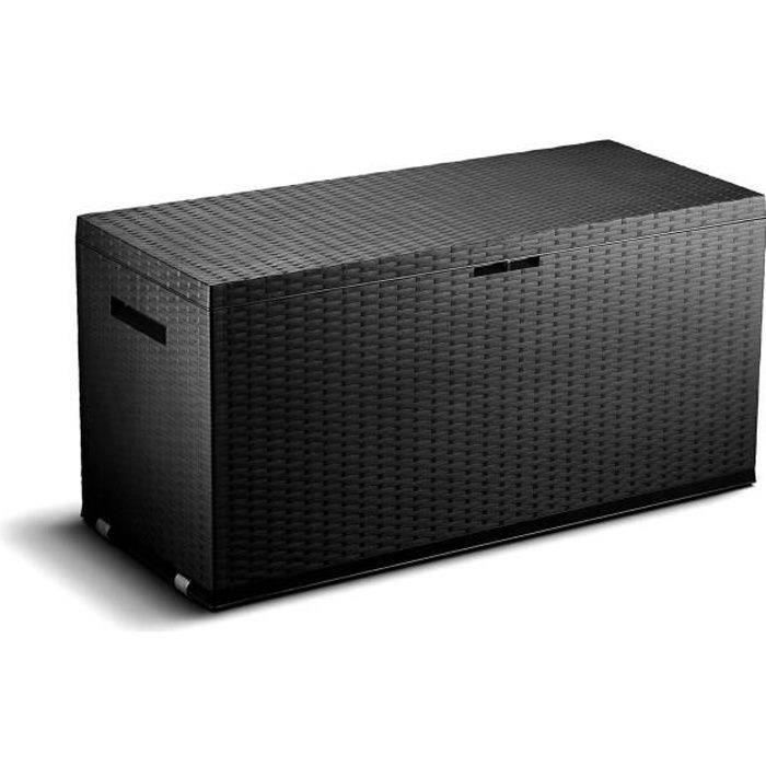 TOOD Resin storage trunk - 350 L - Anthracite gray - 120 x 52 x 60 cm