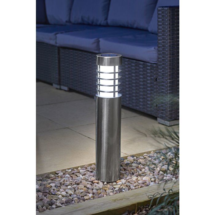 Solarpollerleuchte aus Edelstahl Orion 20 Lumen