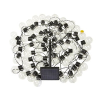 SMART GARDEN Globulb 40 LED warmweiße Solar-Lichterkette, 13,7 m, Solarpanel, IP44