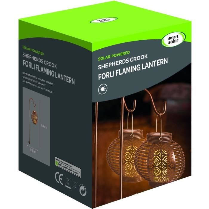 Forli SMART GARDEN Solarlaterne  2er-Pack