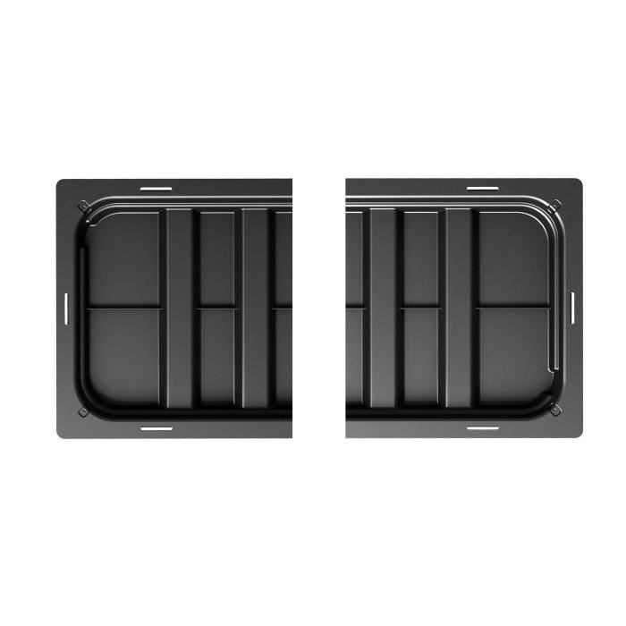 STEFANPLAST Natural Deluxe rectangular flower box with mesh - 100 x 43 x H 142 cm - 90 + 6.5 L in st