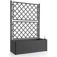 STEFANPLAST Natural Deluxe rectangular flower box with mesh - 100 x 43 x H 142 cm - 90 + 6.5 L in st